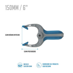 Pinza Ferrestock 6" 150 mm (12 pcs)