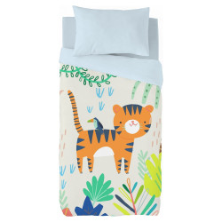 Capa nórdica Naturals Tiger (150 x 220 cm) (Solteiro)