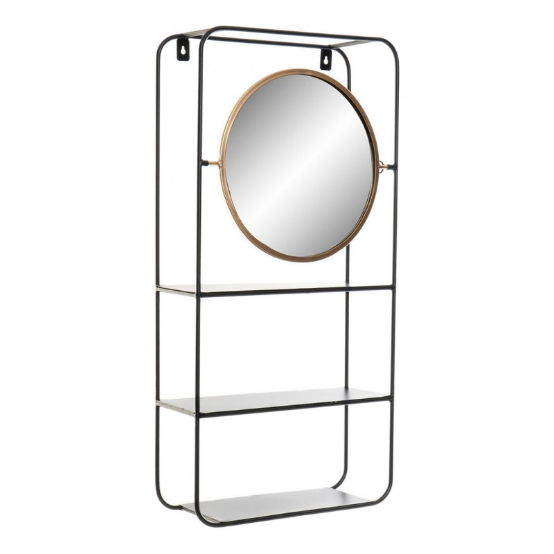 Etagère de salle de bains DKD Home Decor Métal Verre (32 x 12 x 65 cm)